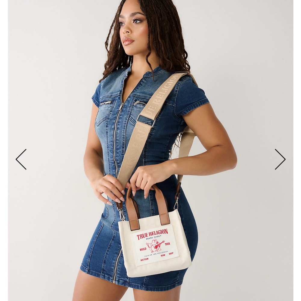 True Religion MINI LOGO TOTE BAG